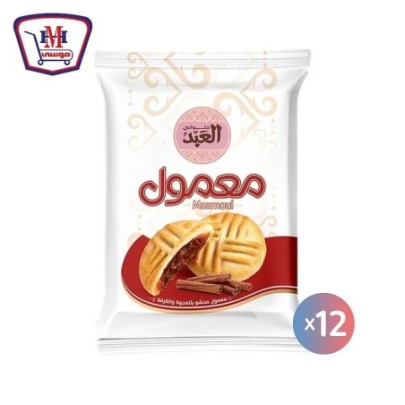 العبد معمول بالقرفه قطعه واحدهعلبة × 12 قطعه