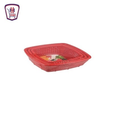 لمسه بلاست مصفى مربع 3 قطع