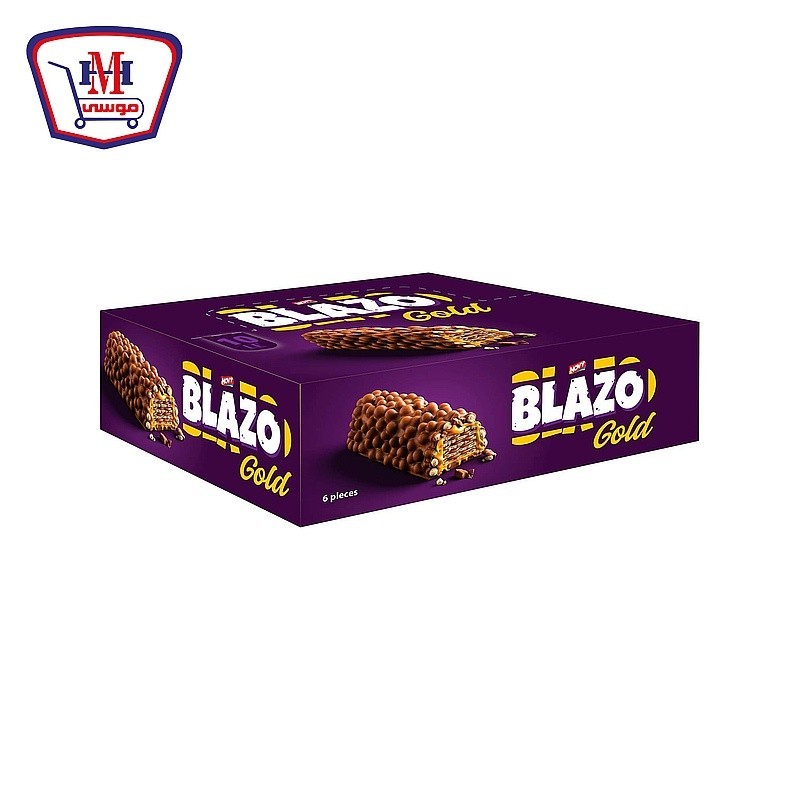 بليزو جولد مغطى بالكرسبى و الشيكولاته علبة × 6 باكو