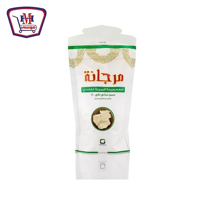 مرجانه سمن نباتى ابيض 350 جرام