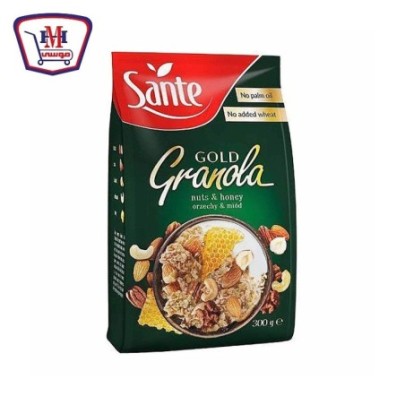 سانتيه جرانولا جولد عسل ومكسرات 300 جرام | من سانتيه | هايبر موسى — أف