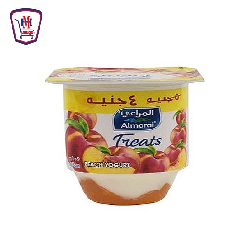 المراعى زبادى خوخ 105 جرام وفر 1 جنيه