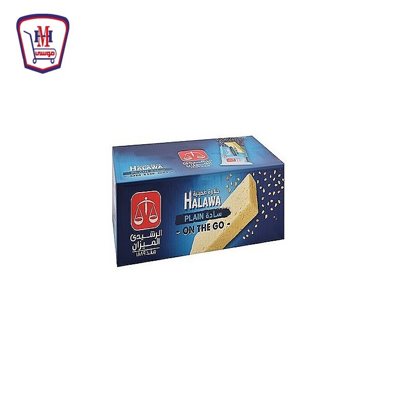 الرشيدى الميزان حلاوه بار 22 جرام زياده 15% علبه × 20 قطعه