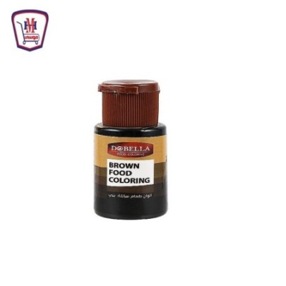 دوبيلا الوان طعام بنى سائلة 30 مللى