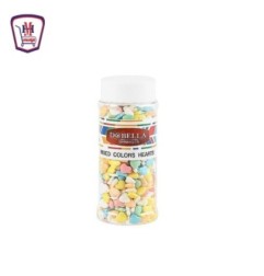 دوبيلا سبرنكل قلوب ميكس الوان 120 جرام | من دوبيلا | هايبر موسى — أفضل
