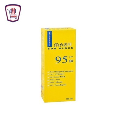 ماش صن بلوك 95 اصفر - 125 مللى