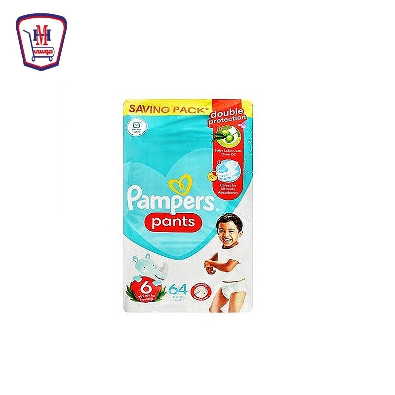 بامبرز بانتس 64 حفاضه مقاس 6