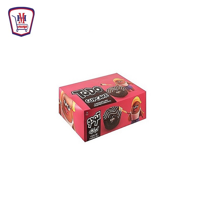 تودو كب كيك شيكولاته محشو بالشيكولاته علبه × 8 قطعه