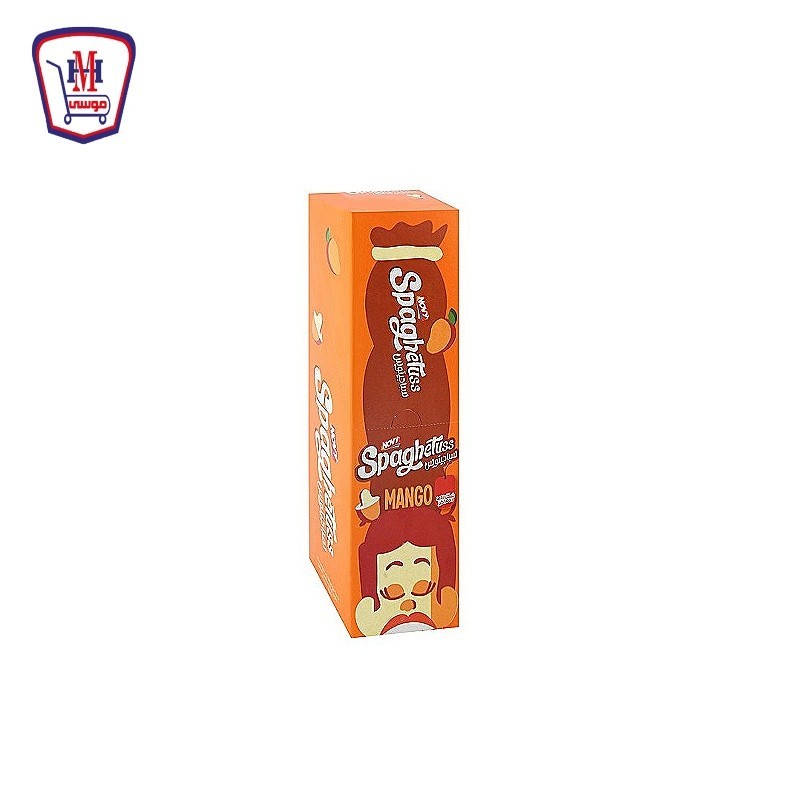 سباجيتوس اكسترا جيلى شعريه بطعم المانجو 18 جرام علبه × 24 قطعه