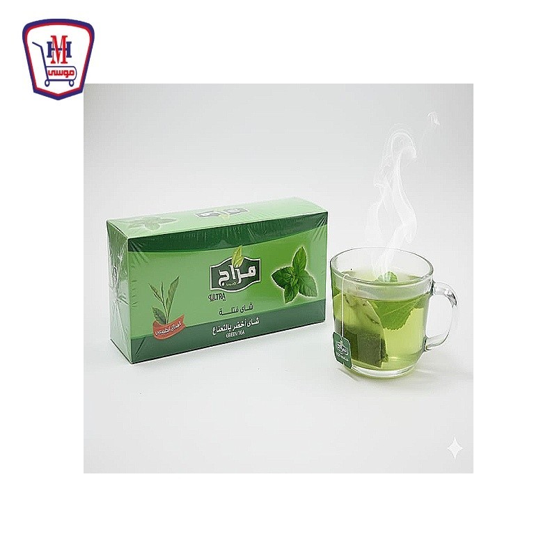 مزاج شاى اخضر نعناع 25 فتله
