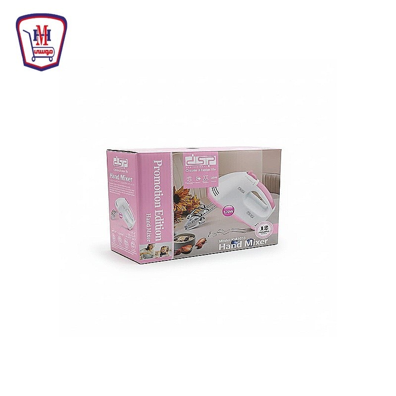 مضرب بيض الوان KM-2033 120WDSP