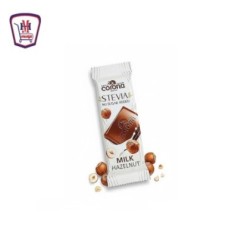 كورونا شيكولاته استفيا بالحليب و البندق 60 جرام | من كورونا | هايبر مو