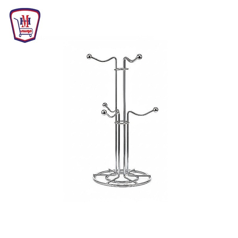 حامل مجات استنالس 6 هوك بليه 3 دور