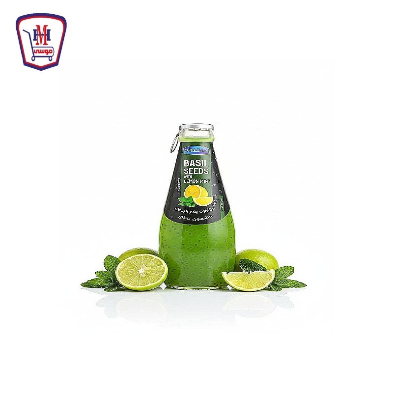 دوبيلا مشروب بذور الريحان ليمون نعناع 290 مللى