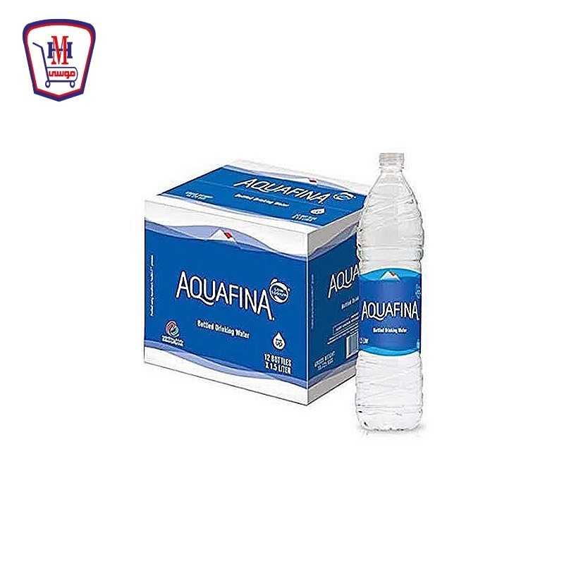 اكوافينا مياه طبيعيه 1.5 لتر كرتونه × 12 زجاجه
