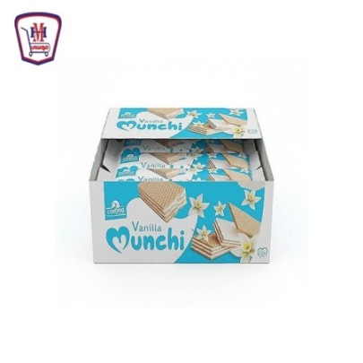 كورونا بسكويت ويفر فانيليا 4 قطع علبه × 12 باكو | من كورونا | هايبر مو