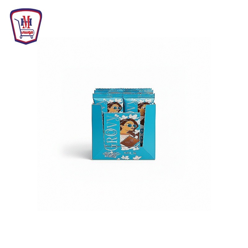 كورونا جروفى شيكولاته ميلك 80 جرام علبه × 6 قطعه