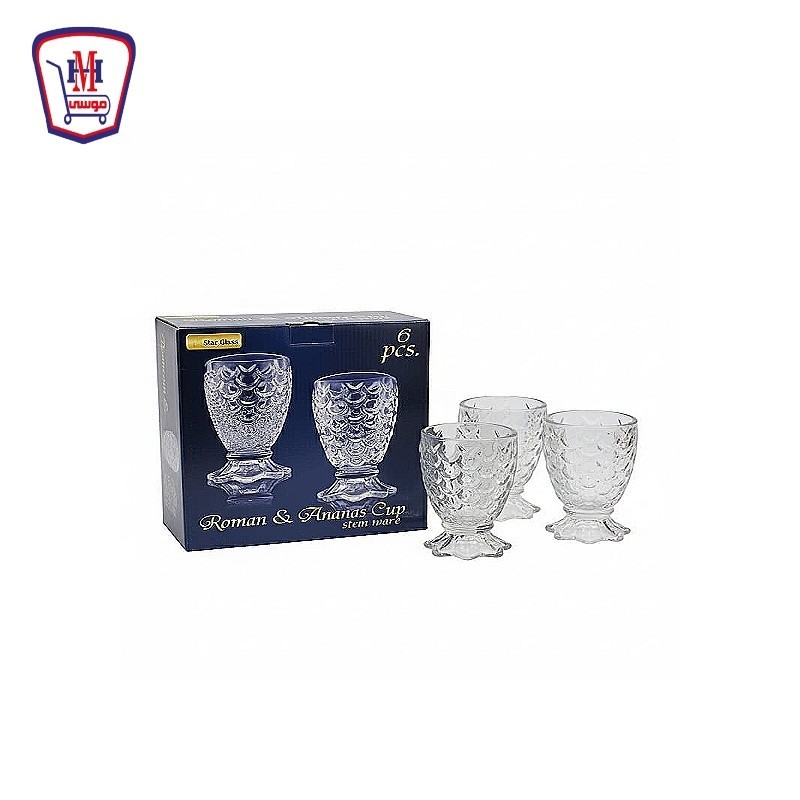 ستار رومان طقم كاس 6 قطع