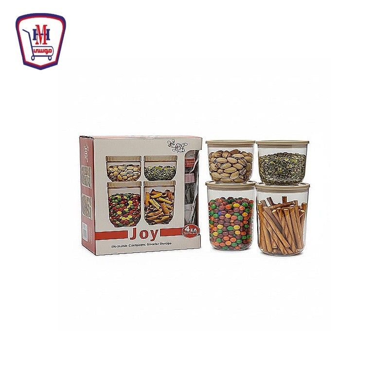 طقم برطمان 2 قطعه 500 مللى + 2 قطعه 1000 مللى علبه