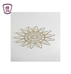 فازه وطبق وباسكت متحرك الاشكال متعدد الاغراض ذهبى | هايبر موسى — تسوّق