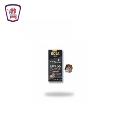 رولا شيكولاته دارك 75 % وزن 80 جرام | من رولا | هايبر موسى — أفضل سعر