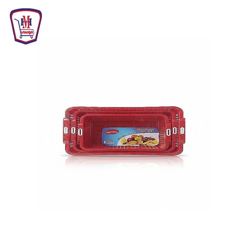 لمسه طقم مصفى مستطيل 3 قطعه