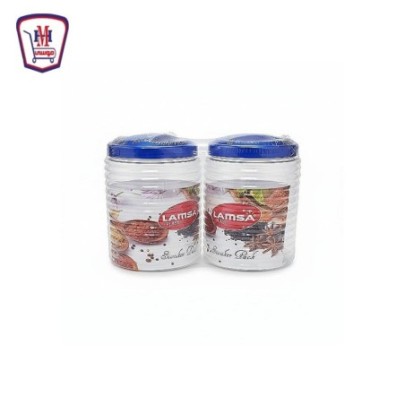 صورة لمسه بلاست طقم برطمان جامبو 2×1 م 14039 من لمسه - هايبر موسى