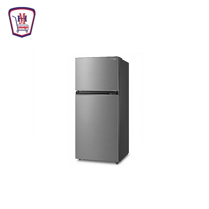 توشيبا ثلاجه 2 باب 338 لتر انفرتر استانلس 57GR-RT468WE-PMN