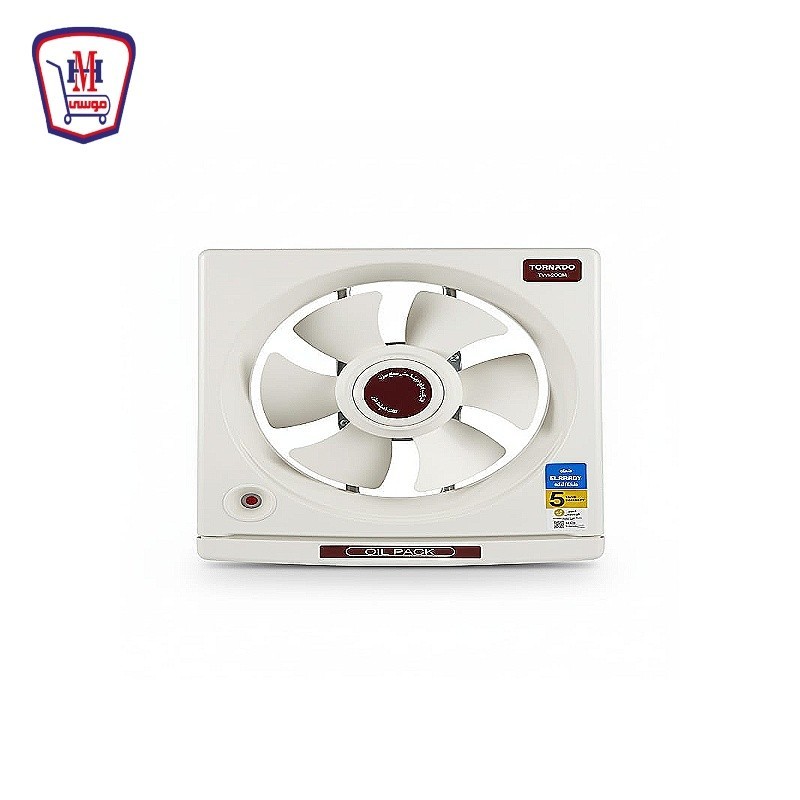 تورنيدو شفاط مطبخ 20 سم درج لتجميع الزيوت كريمى  TVH-20CM