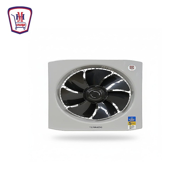 تورنيدو شفاط 25 سم سلفر /اسود TVH-25BG