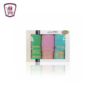 بيبرس طقم نص بشكير علبه 3 قطع من موسى | تسوّق أونلاين