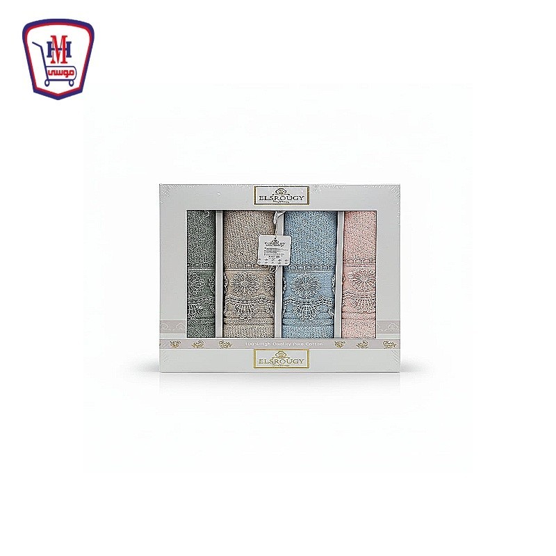 السروجى شريف طقم فوط كازبلانكا 50 - 4 فوطه