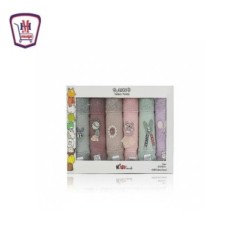 طقم فوط اطفال دباديبو 6 قطع 50×90 سم من موسى | هايبر موسى