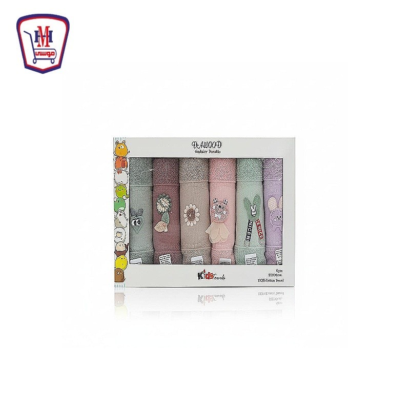 طقم فوط اطفال دباديبو 6 قطع 50×90 سم