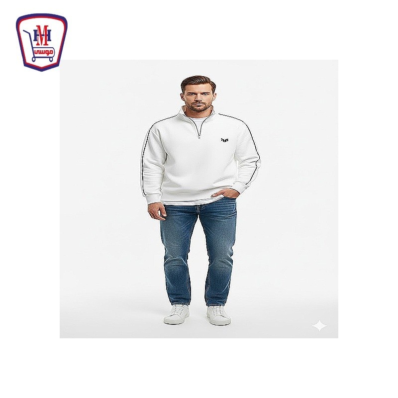 سوى تيشيرت بايك نص سوسته خطين كم موديل 1666