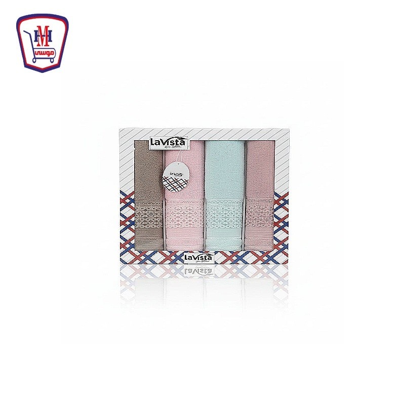 LAVISTA طقم فوط 4 قطع R8027 ( 60 سم × 120 سم )