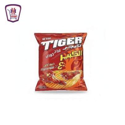 تايجر شيبس الكبير فراخ كورى 73-83 جرام 40% اكتر