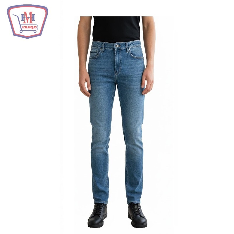 بنطلون جينز زارا ساده محبب محجر موديل 1033 بنطلون جينز زارا ساده محبب محجر موديل 1033