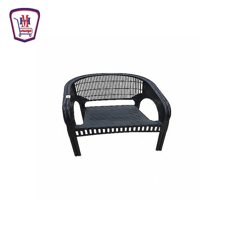 كرسى رتان كبير اسود