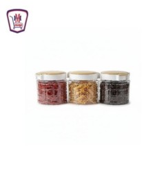 لمسه برطمان تخزين لوكس 450 مللى 3 قطعه 450 مل من لمسه | هايبر موسى