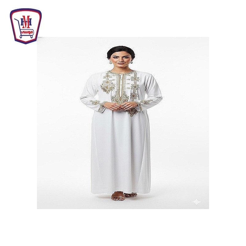 عبايه استقبال المحكاتى تطريز ع الكم م 8570