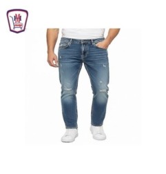 بنطلون جينز مان نيو سكاى خربشه 42/32 32 مل من موسى | هايبر موسى