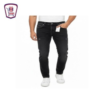 بنطلون جينز كافانى مخربش م 444/ 249 249 مل من موسى | هايبر موسى