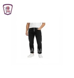 بنطلون جينز زارا وايد ليج طباعه م 1603 1603 مل من موسى | هايبر موسى