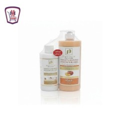 ديليسا شاور جل استحمام مرطب روائح 1 لتر + شاور 500 مللى عرض