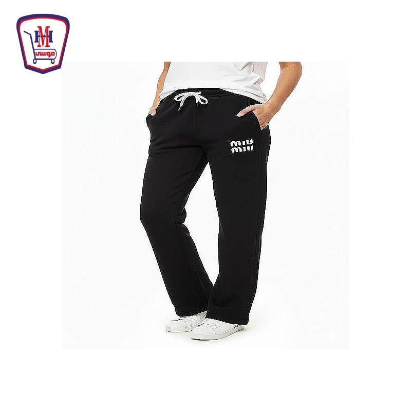 شروال ميلتون اسفنجى MIU MIU وايد ليج بارز RUCK