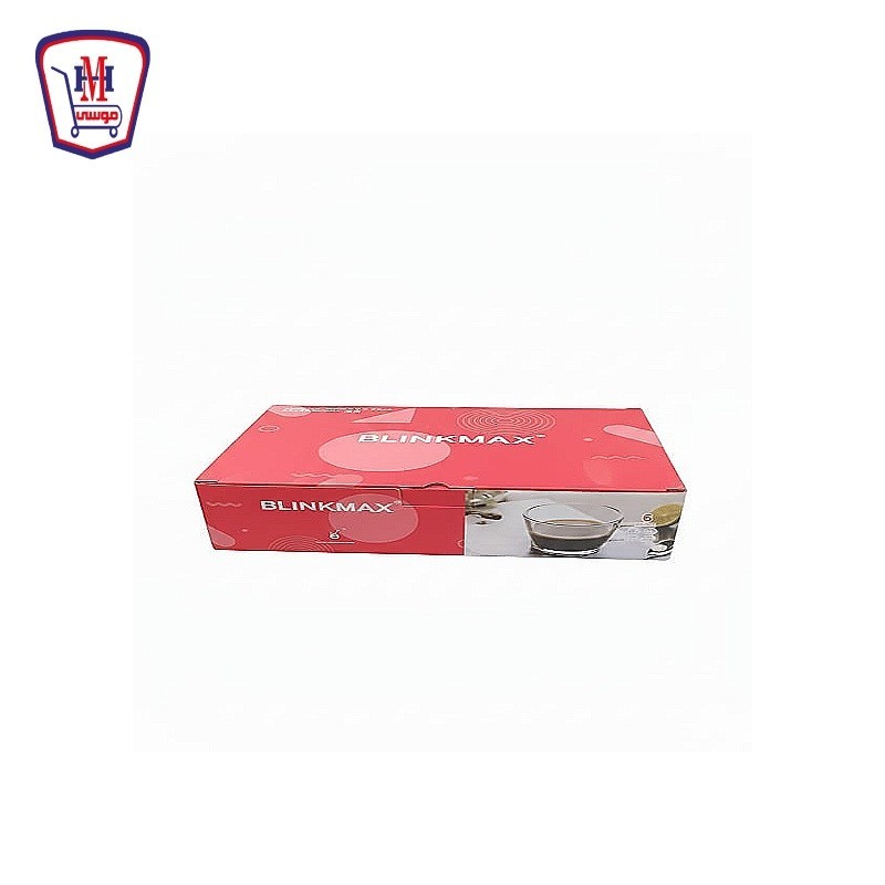 بلانك ماكس طقم مج زجاج 6 قطعه موديل KTZB 53