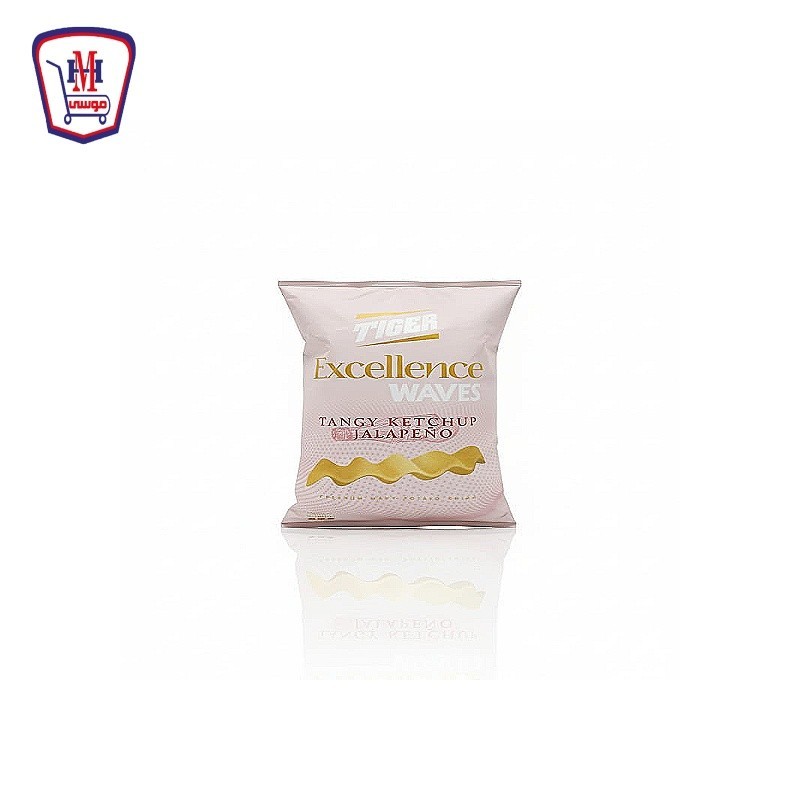 تايجر اكسلانس شيبسى طعم كاتشب هالوبينو 85 - 95 جرام