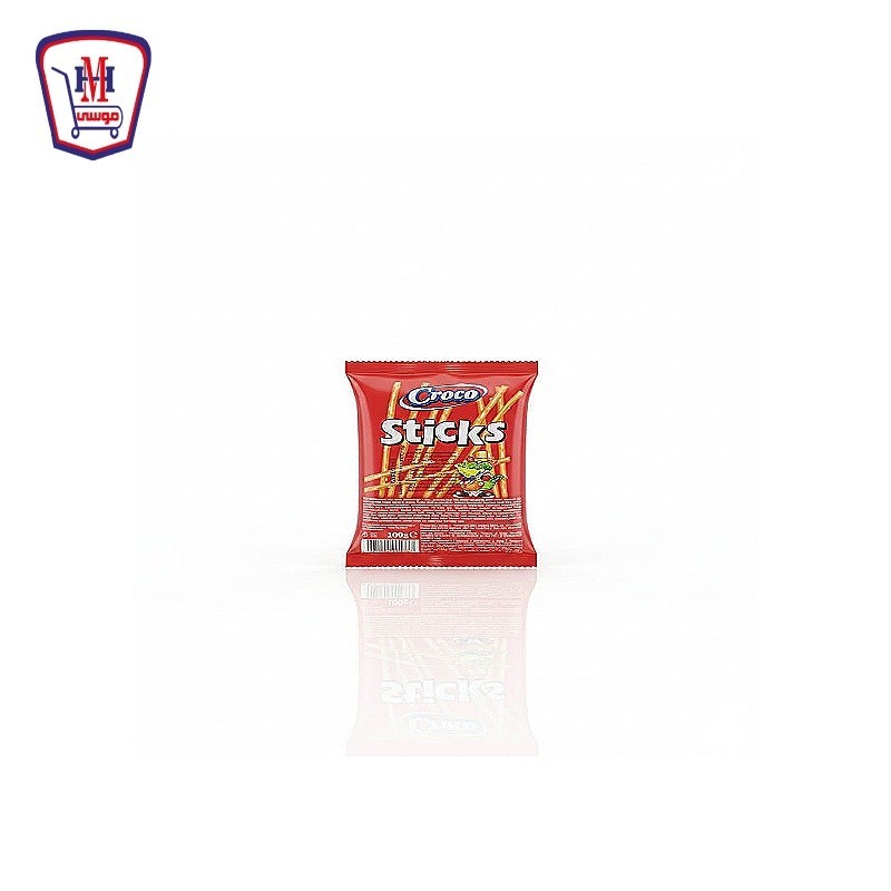 كروكو مقرمشات ستيكس مملحه 100 جرام