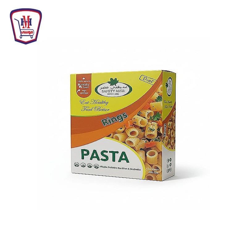 سيفتى مكرونه خواتم عاليه البروتين 400 جرام